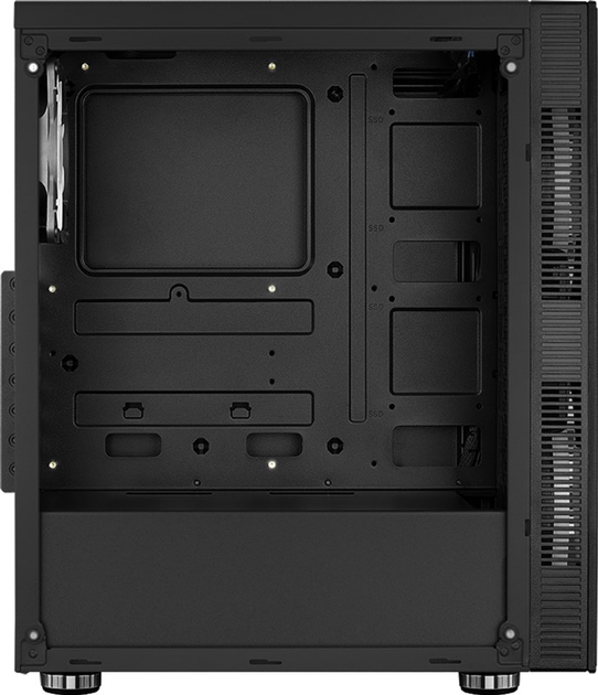 Obudowa Aerocool Python ARGB (Python-G-BK-v1) Black - obraz 8
