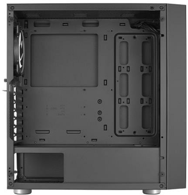 Obudowa AeroCool Skribble-G-BK-v1 Black bez zasilacza (ACCM-PB28033.11) - obraz 6
