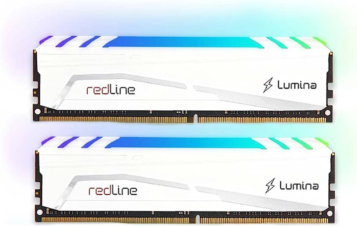Pamięć RAM Mushkin DDR4-3600 65536 MB PC4-28800 (Kit of 2x32768) Redline Lumina RGB Biała (MLB4C360JNNM32GX2) - obraz 1