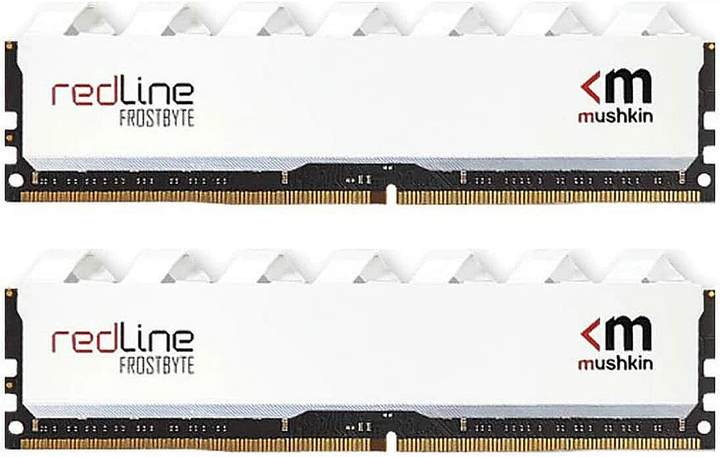 Оперативна пам'ять Mushkin DDR4-3200 32768MB PC4-25600 (Kit of 2x16384) Redline White (MRD4U320GJJM16GX2) - зображення 1