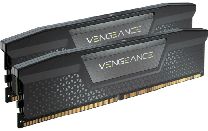 Оперативна пам'ять Corsair DDR5-6400 65536MB PC5-51200 (Kit of 2x32768) Vengeance Black (CMK64GX5M2B6400C32) - зображення 1