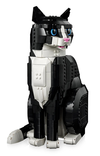 Zestaw klocków LEGO Ideas Czarno-biały kot 1710 elementów (21349) - obraz 4