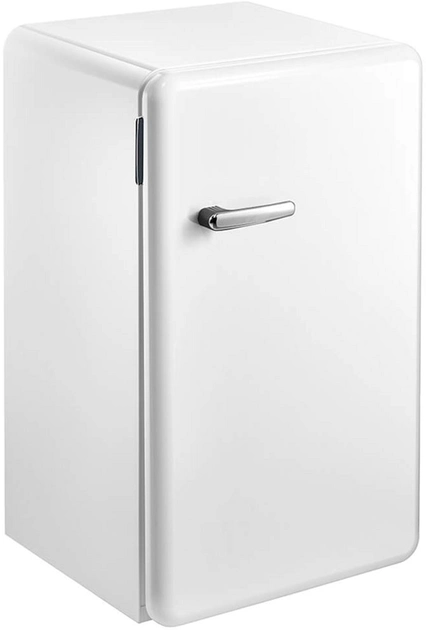 Холодильник MIDEA MDRD142SLF01 (85 см. білий, ретро) - Фото 2 Холодильник MIDEA MDRD142SLF01 (85 см. білий, ретро) - зображення 2