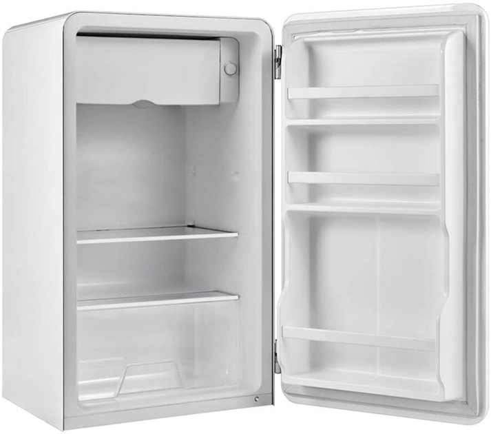 Холодильник MIDEA MDRD142SLF01 (85 см. білий, ретро) - Фото 3 Холодильник MIDEA MDRD142SLF01 (85 см. білий, ретро) - зображення 3