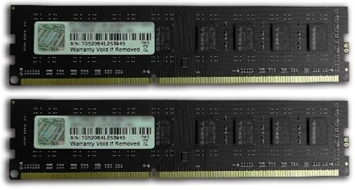 Оперативна пам'ять G.Skill DDR3-1333 4096MB PC3-10600 (Kit of 2x2048) NS (F3-10600CL9D-4GBNS) - зображення 1