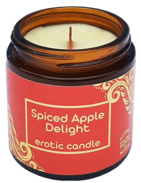 Świeca zapachowa Aurora Erotyczna Spiced Apple Delight 100 g (5904906047488) - obraz 2