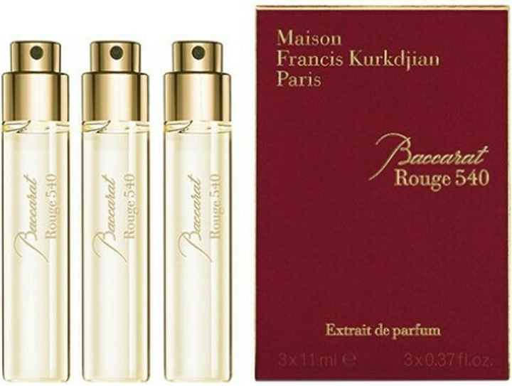 Акція на Парфуми для жінок Maison Francis Kurkdjian Baccarat Rouge 540 Extrait De Parfum 3х11 мл від Rozetka