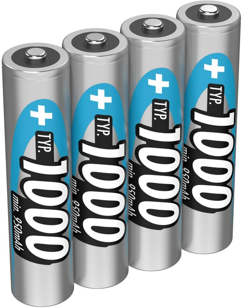 Akumulator uniwersalny Ansmann AAA Ni-MH 1000 mAh 4 szt. (4013674030880) - obraz 1