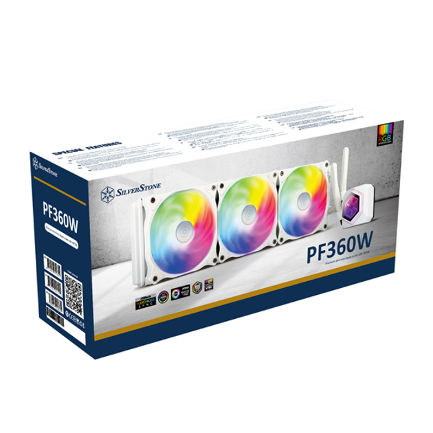 Система жидкостного охлаждения SilverStone Perma Frost Premium PF360W-ARGB-V2 White (SST-PF360W-ARGB-V2) - изображение 7