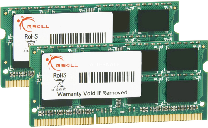 Оперативная память G.Skill SODIMM DDR3-1600 8192MB PC3-12800 (Kit of ...