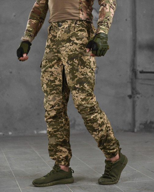 Армійські чоловічі штани з вентиляцією 3XL піксель (87590) - зображення 1