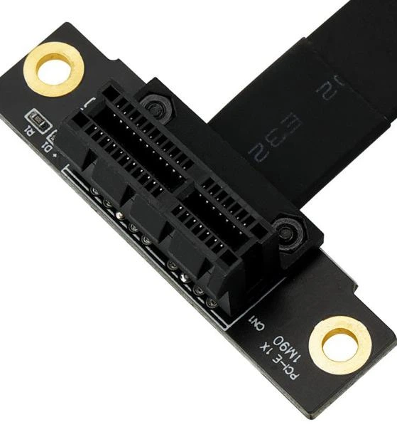 3/24(じぇし)専用 Райзер гнучкий REV 3.0 шлейф для відеокарти PCI-E 3.0 1x -> 1x 180