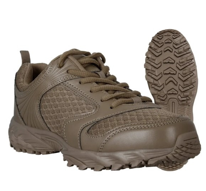 Кроссовки тактические тренировочные Койот Mil-Tec Bundeswehr Sport Shoes 12883005-45 - изображение 1