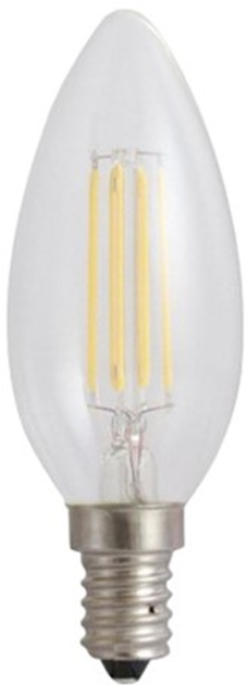 Світлодіодна лампа Spectrum 4W 3000K 230V E14 Yellow Свічка (5907418763884) - зображення 1