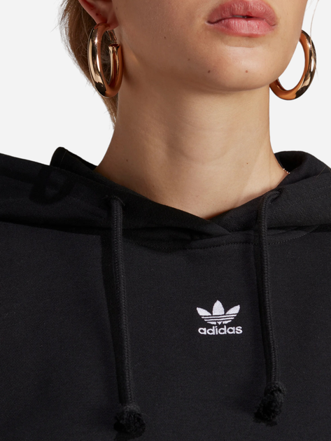 Bluza damska z kapturem adidas Originals Adicolor Essentials Fleece Hoodie IA6420 XS Czarna (4066752021843) - obraz 4