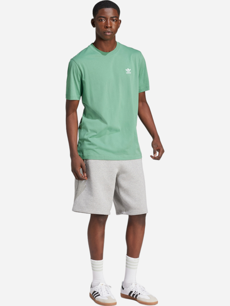 T-shirt męski bawełniany adidas Trefoil Essentials IN0671 S Zielony (4066757321702) - obraz 3
