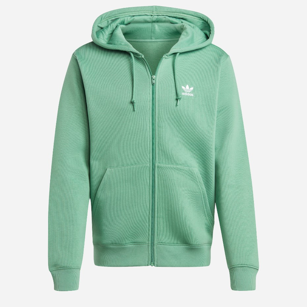 Bluza męska rozpinana streetwear z kapturem adidas Trefoil Essentials IR7841 L Zielona (4066757204302) - obraz 6