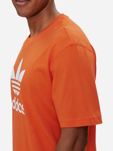 Футболка бавовняна чоловіча adidas Adicolor Trefoil IR8000 XL Помаранчева (4066759630734) - зображення 5