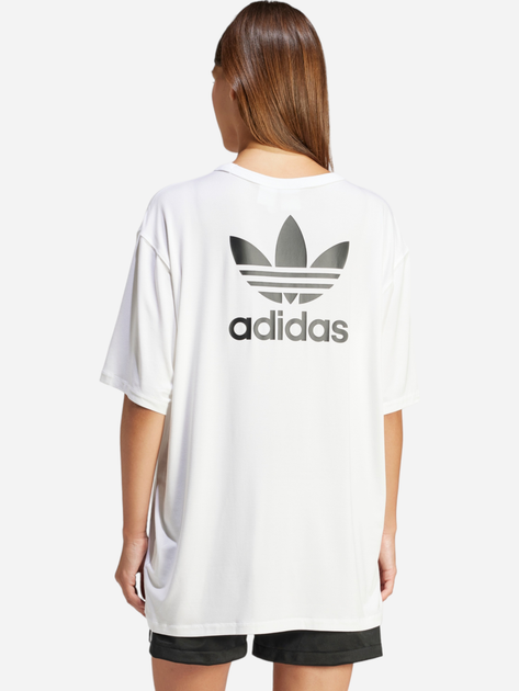 T-shirt damski długi adidas Trefoil Originals IR8064 L Biały (4066757290350) - obraz 2