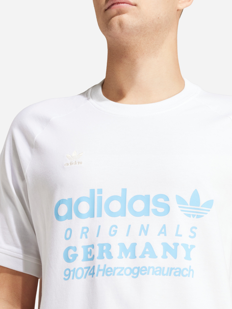 T-shirt męski bawełniany adidas Retro Graphic Originals IR9634 M Biały (4066757830990) - obraz 4