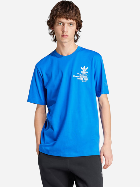 T-shirt męski bawełniany adidas BT Originals IS0182 XL Niebieski (4067887816144) - obraz 1