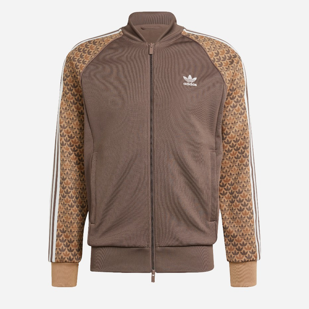 Bluza męska rozpinana streetwear adidas SSTR Classic Mono Originals IS0255 2XL Jasnobrązowa (4066759568440) - obraz 7