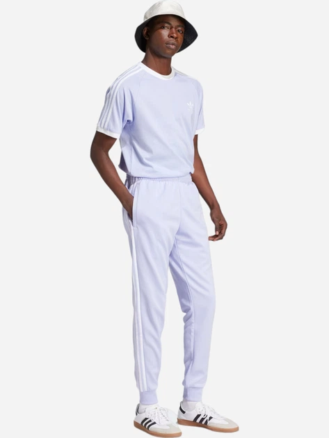 T-shirt męski bawełniany adidas Adicolor Classics IS0614 S Lawendowy (4066759680395) - obraz 3