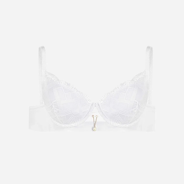 Biustonosz damski Push-up z koronką Esotiq 41331-00X 65E Biały (5903972253946) - obraz 6