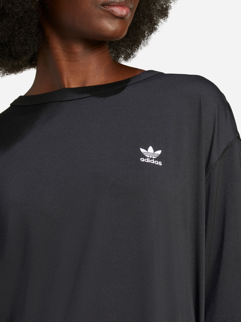 T-shirt damski oversize adidas Trefoil Originals IU2408 L Czarny (4066757286575) - obraz 4