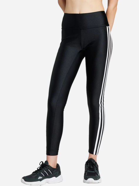 Спортивні легінси високі жіночі adidas 3-Stripes IU2522 M Чорні (4067886288454) - зображення 1