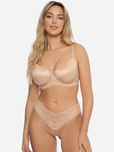 Biustonosz damski usztywniany Esotiq 41416-18X 85E Złoty (5903972258378) - obraz 5