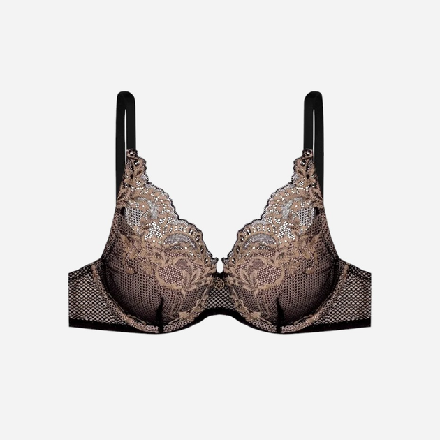 Biustonosz damski Push-up z koronką Esotiq 41181-61X 70E Czarny (5903972151563) - obraz 5
