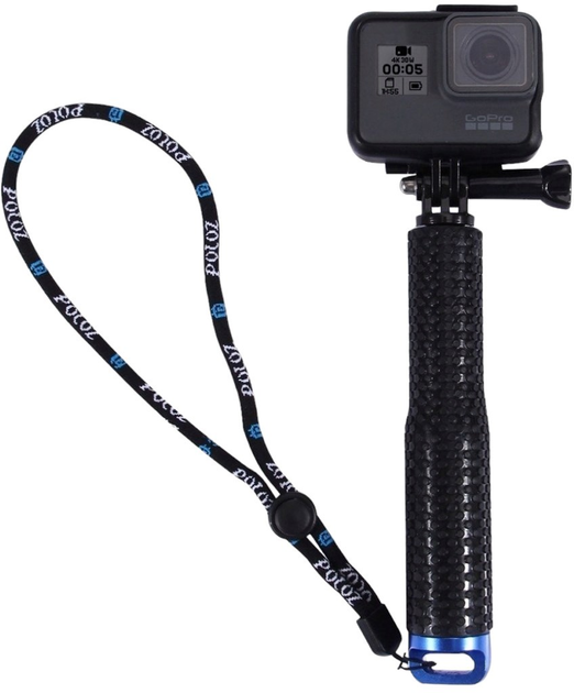 Selfie Stick Puluz do kamer sportowych Black (PU150) - obraz 1