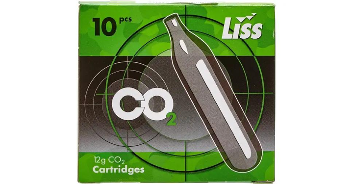 Балон CO2 Liss 12g 10 шт/уп - зображення 1