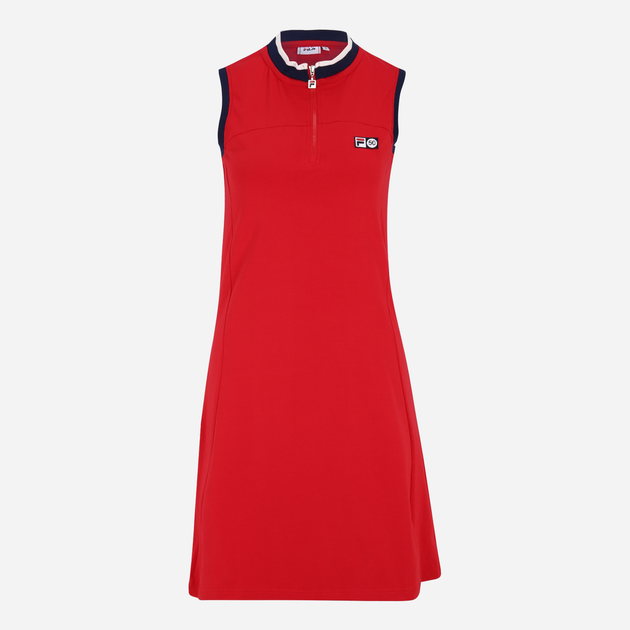 Сукня коротка літня жіноча Fila FAW0466-30002 L Червона (4064556400703) - зображення 4