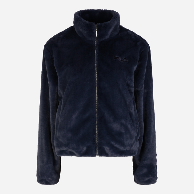 Толстовка на блискавці без капюшона жіноча Fila FAW0544-50004 S Синя (4064556503442) - зображення 4