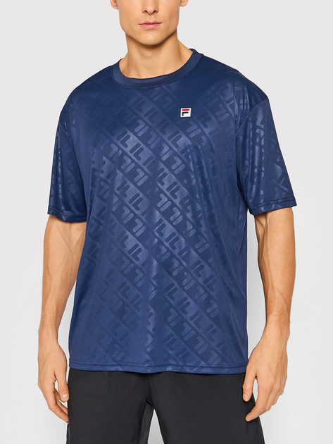 Спортивна футболка чоловіча Fila 689171-170 S Синя (4064556142849) - зображення 1