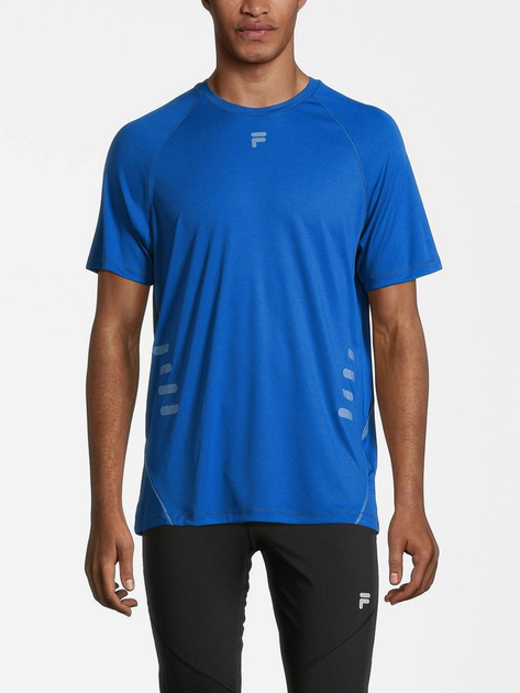 Спортивна футболка чоловіча Fila FAM0280-50031 XS Синя (4064556418913) - зображення 1