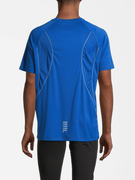 T-shirt sportowy męski Fila FAM0280-50031 XS Niebieski (4064556418913) - obraz 2