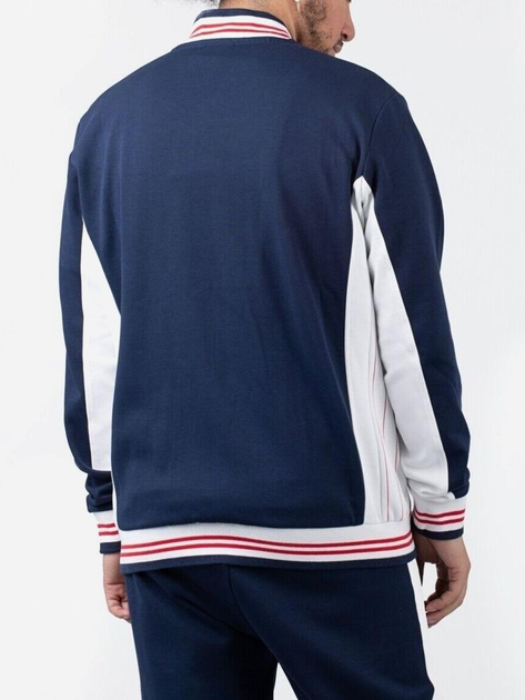 Bluza męska rozpinana streetwear z kołnierzykiem Fila FAM0217-53068 M Niebieska (4064556275943) - obraz 2