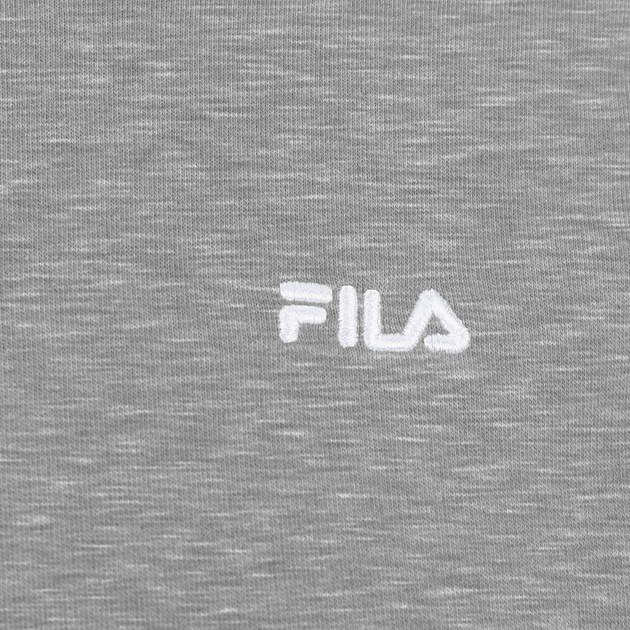 Bluza męska z kapturem elegancka Fila FAM0341-80000 L Jasnoszary melanż (4064556396839) - obraz 5
