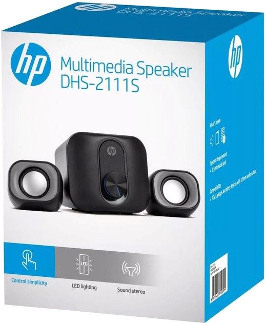 System dźwiękowy HP 2.1 DHS-2111S 6+5W USB (DHS-2111S) - obraz 4