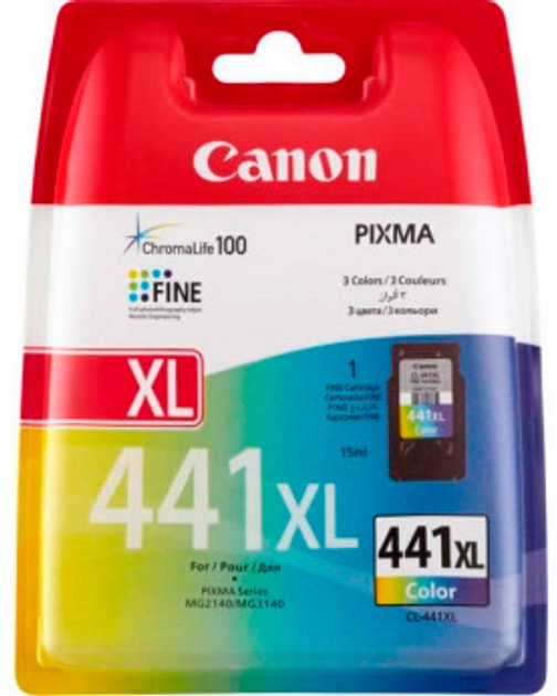 Toner atramentowy Canon CL-441XL PIXMA TS5140/MG3640S/MX394/MX534 Color (5220B001) - obraz 1