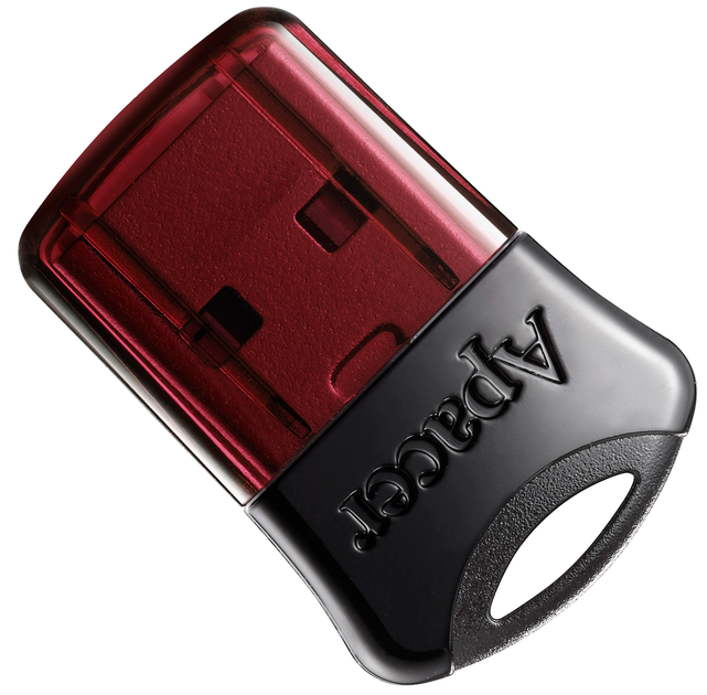 Флеш пам'ять USB Apacer AH157 32GB USB 3.1 Black-Red (AP32GAH157R-1) - зображення 1