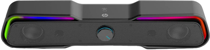 System dźwiękowy HP 2.0 DHE-6002 3.5 mm + USB 6W Sound Bar LED RGB - obraz 4