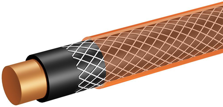 Шланг садовий NEO Tools Economic 3/4" 50 м 4 шари (5907558444414) - зображення 3