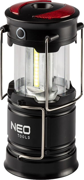 Lampa kempingowa NEO Tools 3 W, COB LED Czarna (5907558451283) - obraz 1