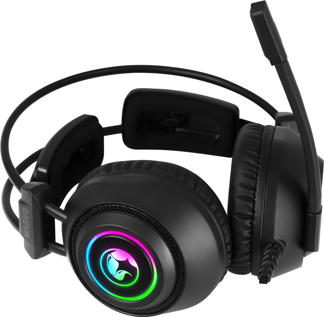 Słuchawki Marvo HG9056 Multi-LED 7.1 Czarny (HG9056.MRV) - obraz 6