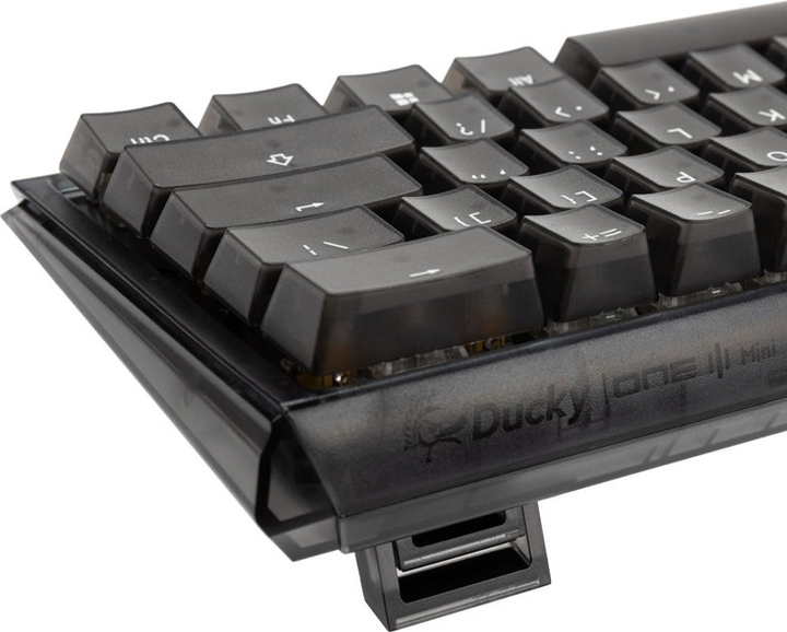 Klawiatura przewodowa Ducky One 3 Mini Aura Cherry MX Silent Red USB Black (100043053) - obraz 7
