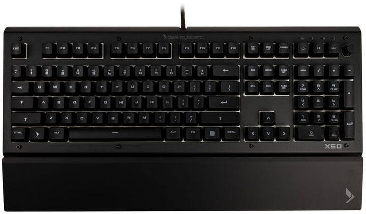 Клавіатура дротова Das Keyboard X50Q Gamma Zulu Black (DKGKX50P0GZS0UUX-USEU) - зображення 1